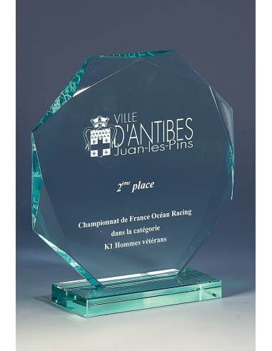Trophée Verre Personnalisé - Réf FSP-169-64