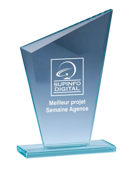 Trophée Verre Personnalisé - Réf FSP-170-11