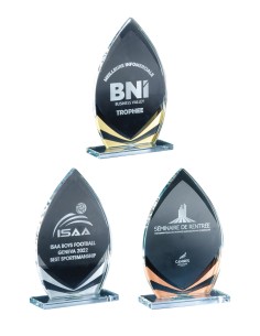 Trophée Verre Personnalisé - Réf FSP-172-21