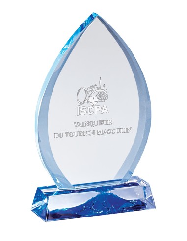 Trophée Verre Personnalisé - Réf FSP-173-31