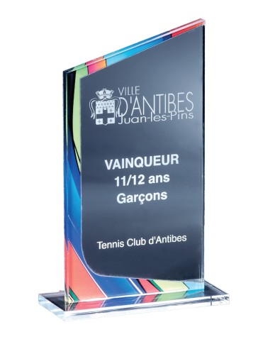 Trophée Plexi Personnalisé - Réf FSP-176-01