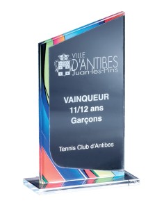 Trophée Plexi Personnalisé - Réf FSP-176-02