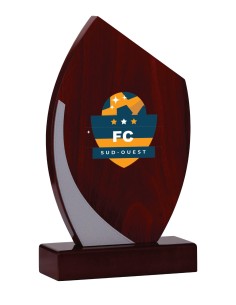 Trophée Bois Personnalisé - Réf FSP-151-12