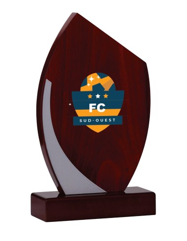 Trophée Bois Personnalisé - Réf FSP-151-12