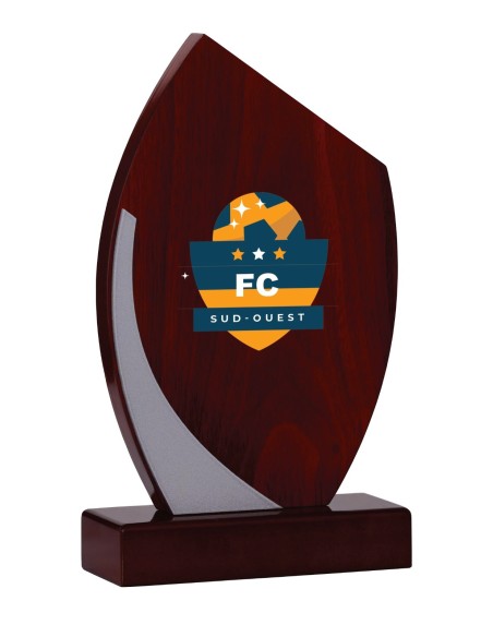 Trophée Bois Personnalisé - Réf FSP-151-12