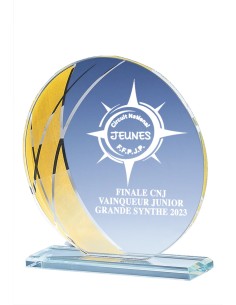 Trophée Verre Personnalisé - Réf FSP-161-13