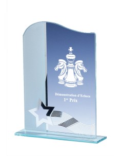 Trophée Verre Personnalisé - Réf FSP-161-52