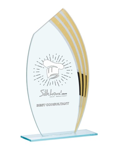 Trophée Verre Personnalisé - Réf FSP-162-23