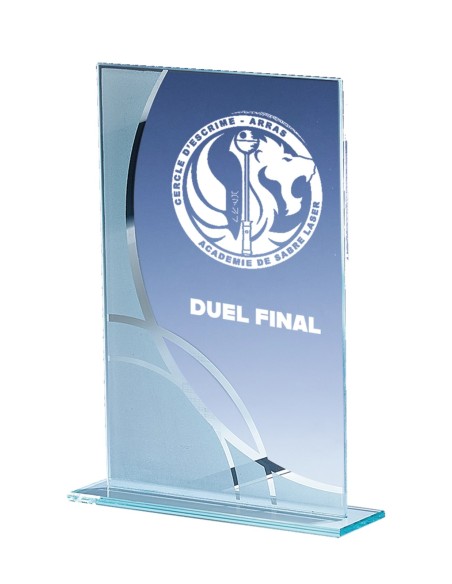 Trophée Verre Personnalisé - Réf FSP-162-32