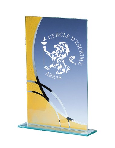 Trophée Verre Personnalisé - Réf FSP-162-33