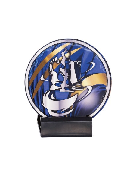 Trophée Disco Céramique : Échecs - Réf FSP-48107