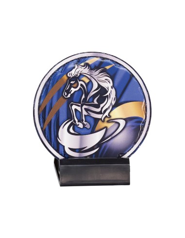 Trophée Disco Céramique : Equitation - Réf FSP-48108