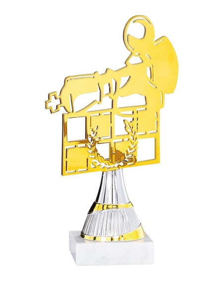 Trophée Métal Échecs - Réf FSP-55107