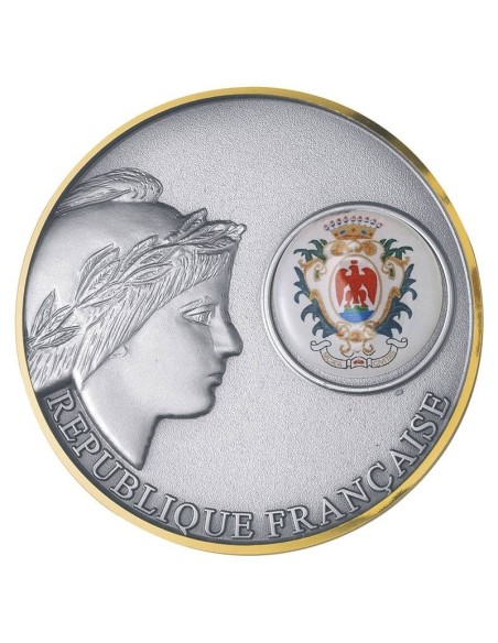 Médaille laiton marianne ø70mm | Récompense de Qualité | M715