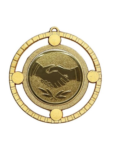 Médaille zamak 87mm Or, Argent et Bronze