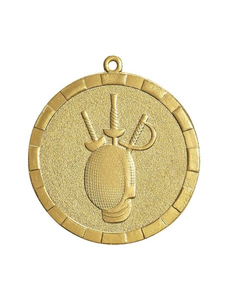 Médaille escrime 50mm | disponible en 3 couleurs | Récompense de Qualité...