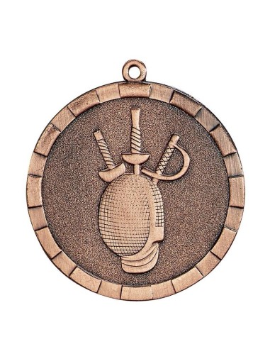 Médaille escrime 50mm | disponible en 3 couleurs | Récompense de Qualité...