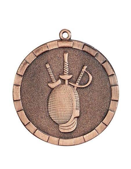 Médaille escrime 50mm | disponible en 3 couleurs | Récompense de Qualité...