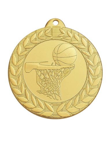 Médaille estampée fer Basket 50mm Or, Argent et Bronze