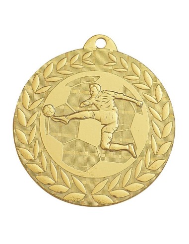 Médaille estampée fer Foot 50mm Or, Argent et Bronze