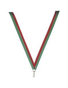 Ruban vert rouge fin | Récompense de Qualité | R11B