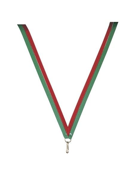 Ruban vert rouge fin | Récompense de Qualité | R11B