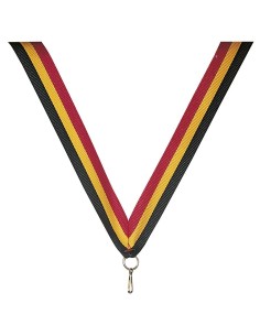 Ruban noir/jaune/rouge large | Récompense de Qualité | R2A
