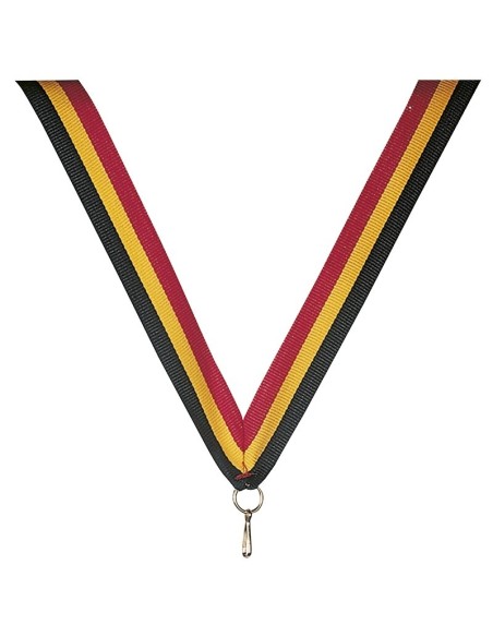 Ruban noir/jaune/rouge large | Récompense de Qualité | R2A