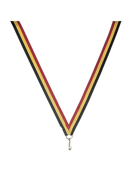 Ruban noir/jaune/rouge fin | Récompense de Qualité | R2B