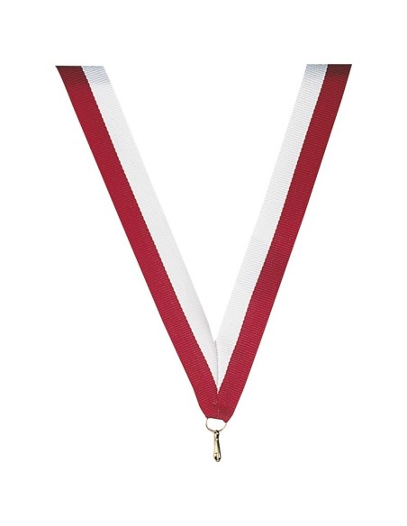 Ruban rouge/blanc large | Récompense de Qualité | R6A