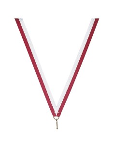 Ruban rouge/blanc fin | Récompense de Qualité | R6B