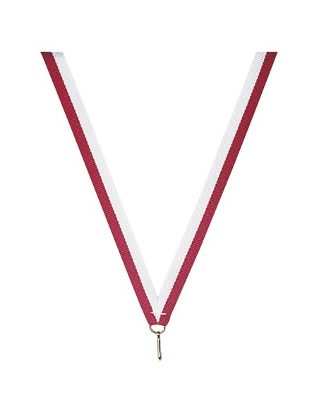 Ruban rouge/blanc fin | Récompense de Qualité | R6B