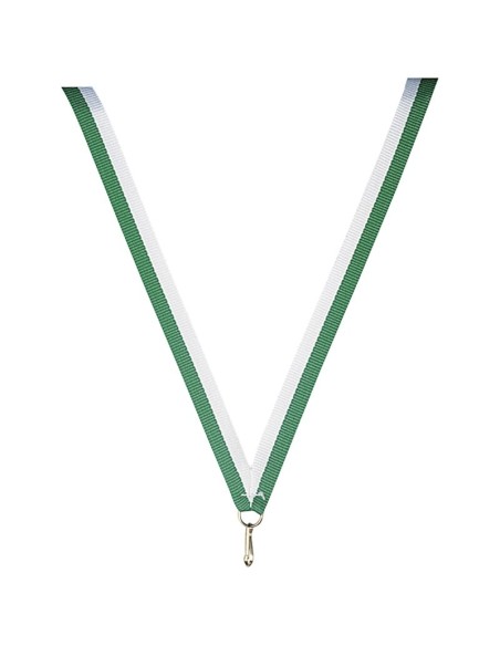 Ruban vert/blanc fin | Récompense de Qualité | R8B