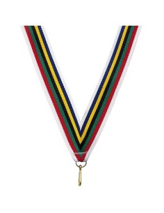 Ruban olympique avec blanc large | Récompense de Qualité | R16A