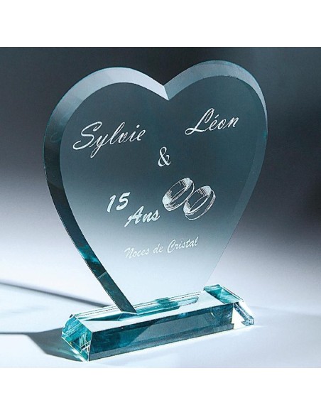 Trophée en Verre | Élégance et Distinction | TV4054
