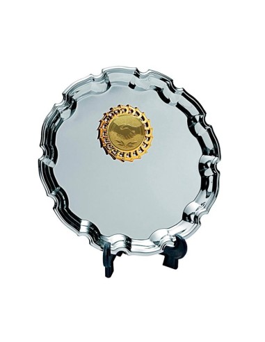 Trophée assiette métal Ø17.5cm