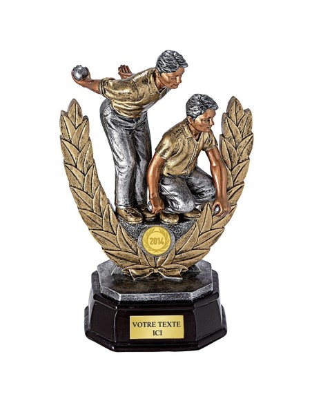Trophée pétanque doublette | Récompense de Qualité | RS0212