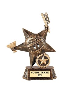 Trophée humour sports mecaniques | Récompense de Qualité | RS1009