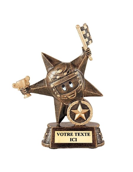 Trophée humour sports mecaniques | Récompense de Qualité | RS1009