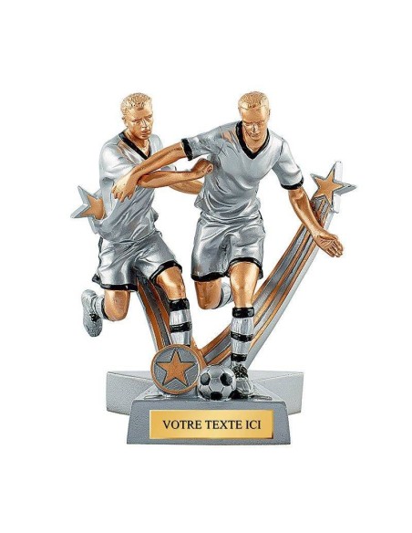 Trophée joueur foot double | Récompense de Qualité | RS1709