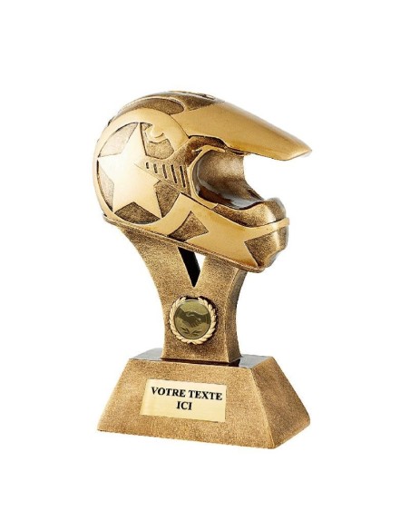 Trophée casque moto cross | Récompense de Qualité | RS1803
