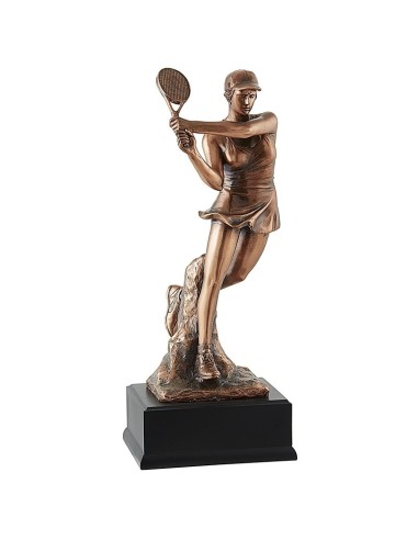 Trophée résine Luxe Tennis F. hauteur 43 cm 