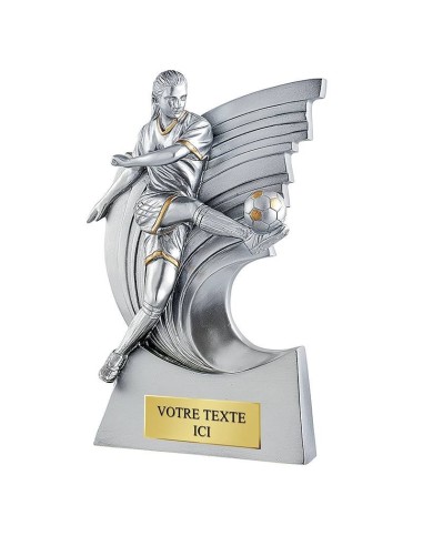 Trophée foot feminin 3d | Récompense de Qualité | RS3414