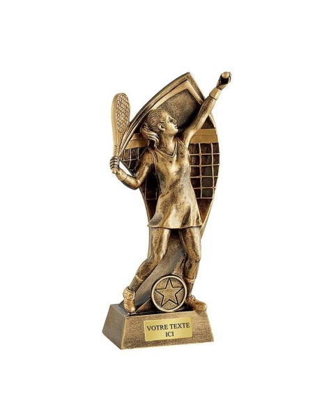 Trophée tennis feminin | Récompense de Qualité | RS3420