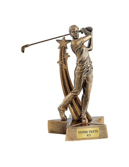 Trophée golf masculin | Récompense de Qualité | RS3428