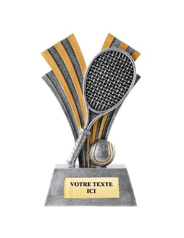 Trophée en résine Tennis hauteur 22 cm 