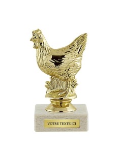 Trophée sujet poule | Récompense de Qualité | SJ003-MSJ