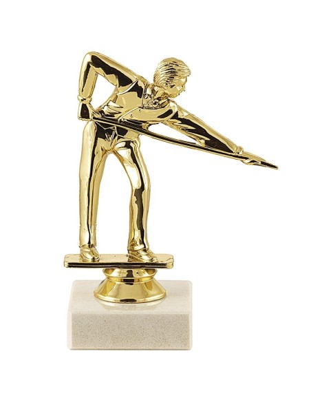 Trophée sujet abs or billard | Récompense de Qualité | SJ011-MSJ