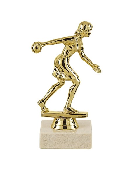 Trophée sujet abs bowling feminin or | Récompense de Qualité | SJ015-MSJ