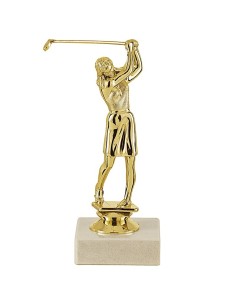 Trophée sujet abs or golf feminin | Récompense de Qualité | SJ032-MSJ